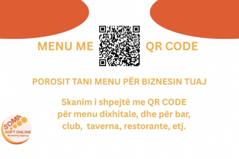 menu online restorant, krijo menu dixhitale, menu me kod qr, menu interaktive per klientet, digital menu dizajn, krijim menu profesionale, menu per lokale dhe bare, menu per biznese ushqimore